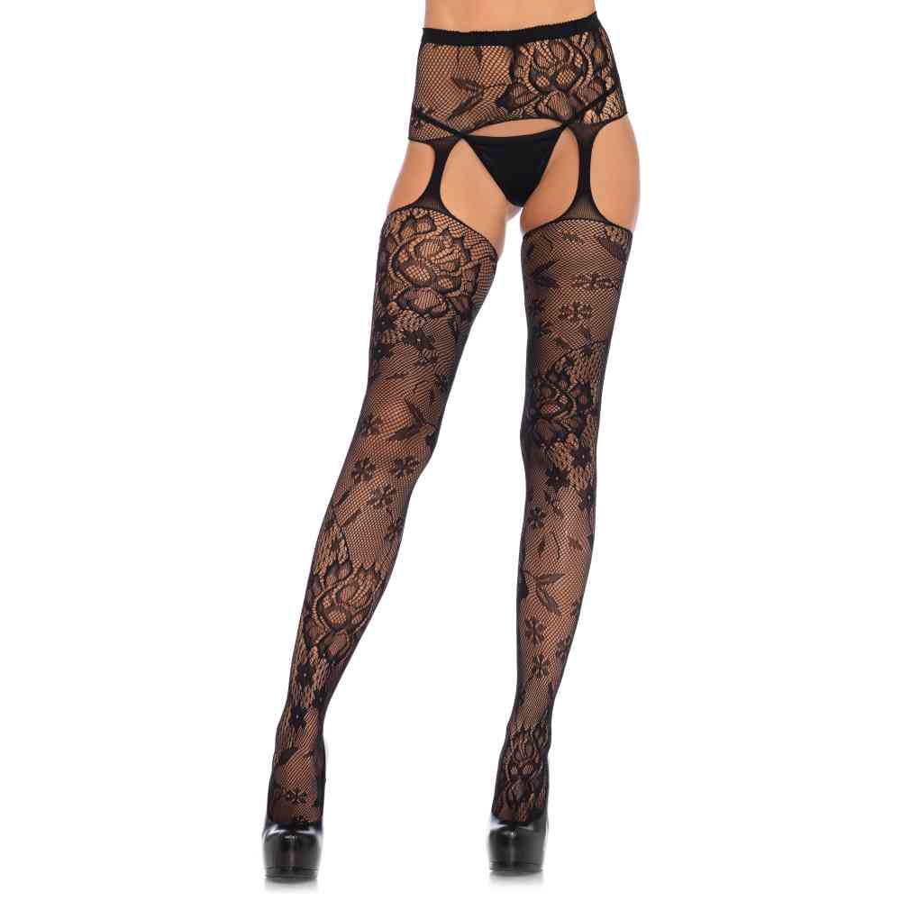 Leg Avenue - Garterbelt Bas - Noir